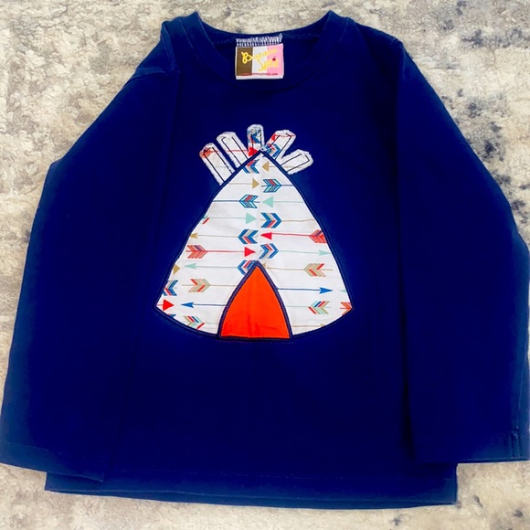 Unisex banana split teepee long sleeve tshirt size 4t in EUC!! - Picture 1 of 4